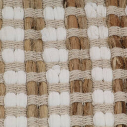Walplus Hand-Woven Jute Bathroom Mat Set Fabric Natural And White - thumbnail 5