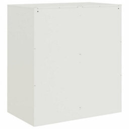 Berkfield Sideboard White 67X39X73 Cm Steel - thumbnail 9