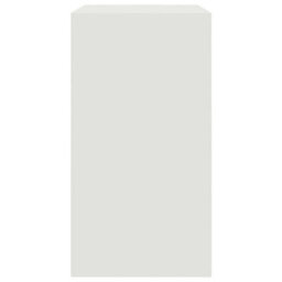 Berkfield Sideboard White 67X39X73 Cm Steel - thumbnail 8