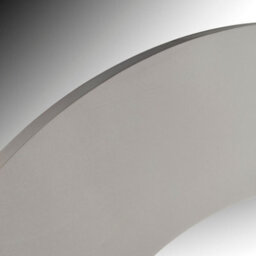 Nielsen Round Wooden Wall Mirror For Bedroom, Living Room Or Hallway - Light Grey - 90Cm - thumbnail 3