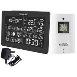 Youshiko Yc9361 Digital Weather Station With Radio Controlled Clock (Official Uk Version) - thumbnail 4