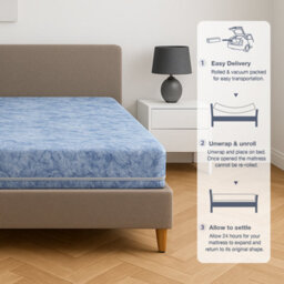 Mattress Guru Value Waterproof Mattress With Coil Springs And High Density Foam For Comfort, Rolled, Medium Firm, 120X190Cm, 4Ft - thumbnail 8