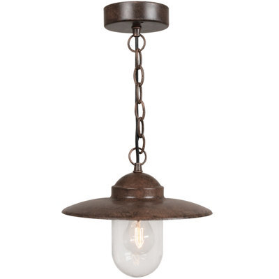 Nordlux Luxe Outdoor Metal Pendant Light Weatherproof Brown,mains - image 1