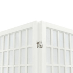 Walplus Folding 6 Panel Japanese Style Room Divider 240 By 170 Centimetres White - thumbnail 6
