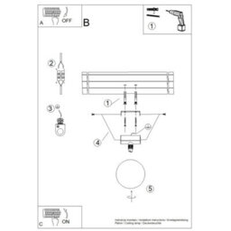 Sollux Lighting Yoli Steel/glass Taupe 1 Lights Minimalist Ceiling Lamps - thumbnail 9