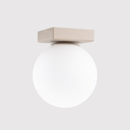 Sollux Lighting Yoli Steel/glass Taupe 1 Lights Minimalist Ceiling Lamps - thumbnail 4