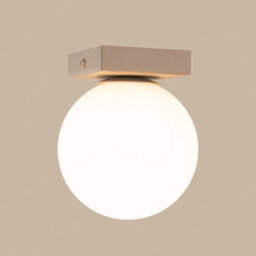 Sollux Lighting Yoli Steel/glass Taupe 1 Lights Minimalist Ceiling Lamps - thumbnail 5