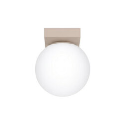 Sollux Lighting Yoli Steel/glass Taupe 1 Lights Minimalist Ceiling Lamps