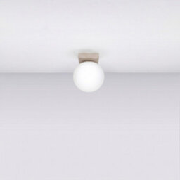Sollux Lighting Yoli Steel/glass Taupe 1 Lights Minimalist Ceiling Lamps - thumbnail 2
