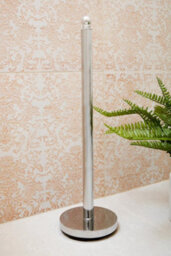 Orsina Toilet Paper Holder, Durably Constructed Bathroom Tissue Storage, Versatile Tall Toilet Tissue Roll Holder - thumbnail 4