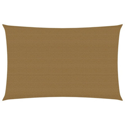 Berkfield Sunshade Sail 160 G/m2 Taupe 3X5 M Hdpe - image 1