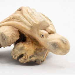Handmade Parasite Wood Ocean Octopus Carving Coastal Wooden Ornament - thumbnail 2