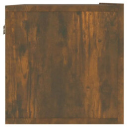 Berkfield Tv Wall Cabinet Smoked Oak 120X30X30 Cm Engineered Wood - thumbnail 6