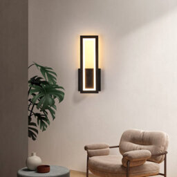 Pheashine Black Led Indoor Wall Light 16W 2000Lm 32Cm 3000K Warm White Acrylic Black - thumbnail 5