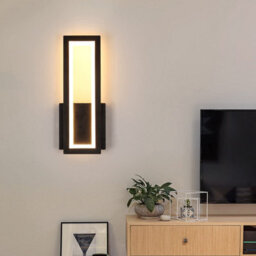 Pheashine Black Led Indoor Wall Light 16W 2000Lm 32Cm 3000K Warm White Acrylic Black - thumbnail 3