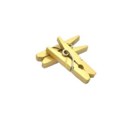 HSD Gold Mini Pegs 50Pcs - Perfect For Christmas, Holiday & Party Decorations - thumbnail 2