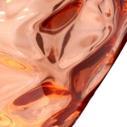 Luminosa Lighting Elstead Samara Table Lamp Metal Work Polished Nickel - Glassware Salmon - thumbnail 5