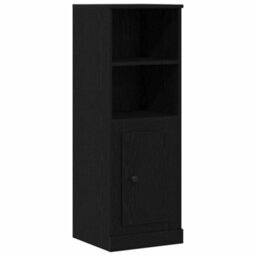 Berkfield Highboard Black Oak 132X35,5X103,5 Cm Engineered Wood - thumbnail 6