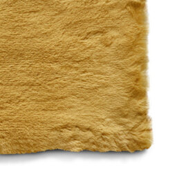 Yellow Plain Shaggy Handmade Luxurious Living Room Bedroom & Dining Room Rug-120Cm X 170Cm - thumbnail 3