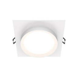 Luminosa Lighting Luminosa Maytoni Hoop Square Recessed Downlight White Gx53 - thumbnail 3