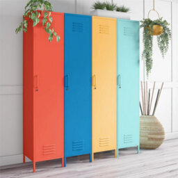 Novogratz Dorel Home Cache Metal Locker With 1 Door Yellow - thumbnail 7