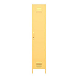 Novogratz Dorel Home Cache Metal Locker With 1 Door Yellow - thumbnail 1