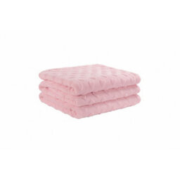 Heart Design Throw Blanket Soft Cosy Decorative Throw For Sofa And Bed Pink 150X200Cm - thumbnail 3
