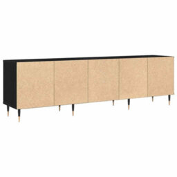 Walplus Tv Cabinet Black Oak 150 X 30 X 44.5 Cm Engineered Wood - thumbnail 6