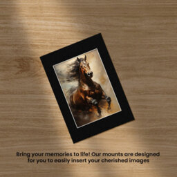 Ak Frames A1 Black Picture Mounts To Fit A2 Aperture Size - Mount Board Only (No Frame Included) - thumbnail 5