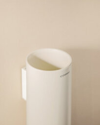 Cosmic Wall Mounted Toothbrush Holder, Bathroom Tumbler, Beige, Award-Winning Design, Geyser Collection - thumbnail 2