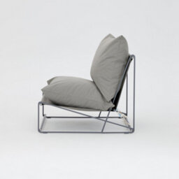 Home Detail Marina Steel Garden Chair, Grey - thumbnail 5