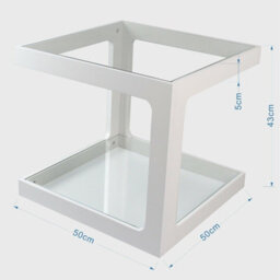 Aspect Furniture Rossini 2-Tier Side Table/coffee Table/end Table/lamp Table (White) - thumbnail 3