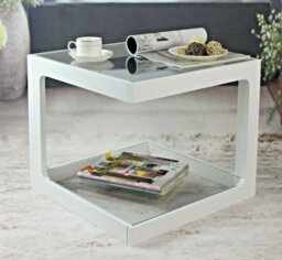 Aspect Furniture Rossini 2-Tier Side Table/coffee Table/end Table/lamp Table (White)