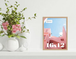 16X12 Oak Picture Frame (40.6 X 30.5Cm) Poster, Photo, Artwork, Gallery Wall Or Print - thumbnail 2