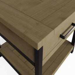 FWSTYLE Solid Pine Driftwood Side Table - thumbnail 6