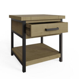 FWSTYLE Solid Pine Driftwood Side Table - thumbnail 3