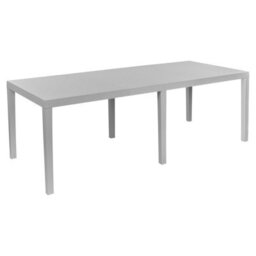 Urbn-Garden Urbn Garden Large 2.2M Adjustable Garden Dining White Picnic Table Patio Deck W/ 8 Matching Chairs - thumbnail 7