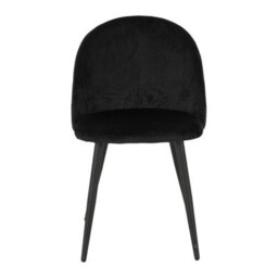 Seconique Marlow Chairs Black Velvet Priced At A Pack Of 4 Chairs - thumbnail 6