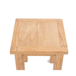 Cabinet Bits Lugo Stool - Side Table Waxed Pine H47 W40 D40Cm - thumbnail 4