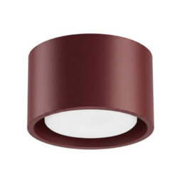 Sollux Lighting Modo Aluminum Burgundy 1 Lights Minimalist Ceiling Lamps - thumbnail 1