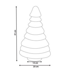 Beliani Christmas Decoration Led Andan Christmas Tree 41 Cm Green - thumbnail 3