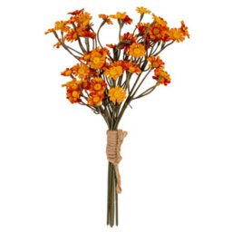 Hill Interiors Daisy Artificial Flower Orange (One Size) - thumbnail 2
