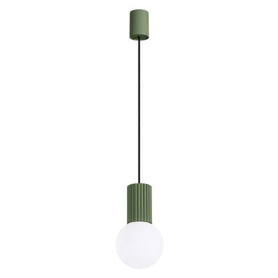 Luminosa Lighting Luminosa Halo Slim Pendant Ceiling Light Olive Green 1X G9 - image 1