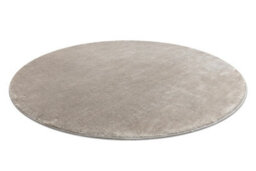 RugsX Carpet Visco Circle Silver 3 Plush, Imitation Of Rabbit Fur  Circle 200 Cm - thumbnail 3