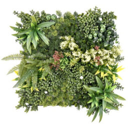 True Products Premium Artificial Living Wall Green Plant Panel 50Cm X 50Cm - Aurora 'a' - thumbnail 1