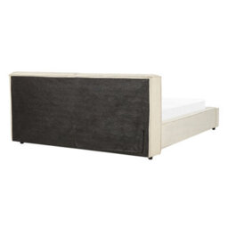 Beliani Bed Corduroy Linards 160 X 200 Cm (Eu King Size) Beige - thumbnail 7