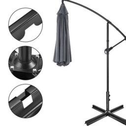 Set Of 4 Outdoor Umbrella Cantilever Parasol Base Stand Sand Water Filled Weight - thumbnail 4