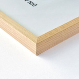 Nielsen Quadrum 50 X 50Cm Oak Wooden Picture Frame With Float Glass And Push/turn Clips - thumbnail 2