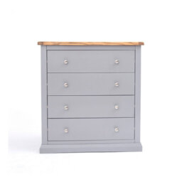 Cabinet Bits Rocca 4 Drawer Chest Of Drawers Chrome Knob - thumbnail 1