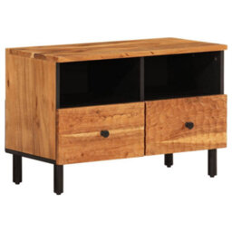 Berkfield Tv Cabinet 70X33X46 Cm Solid Wood Acacia - thumbnail 2